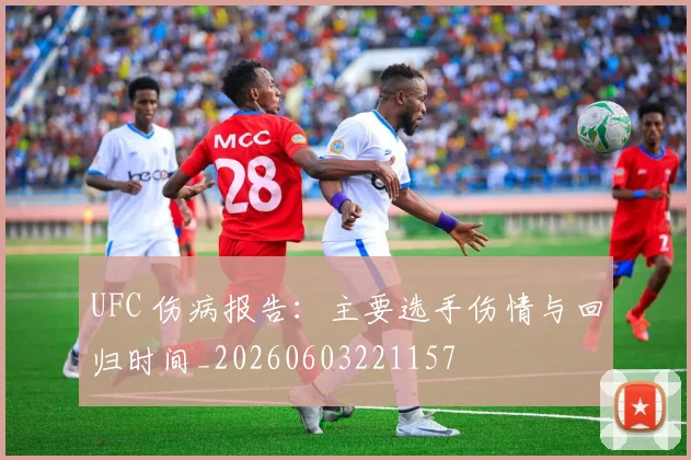 UFC 伤病报告：主要选手伤情与回归时间_20260603221157